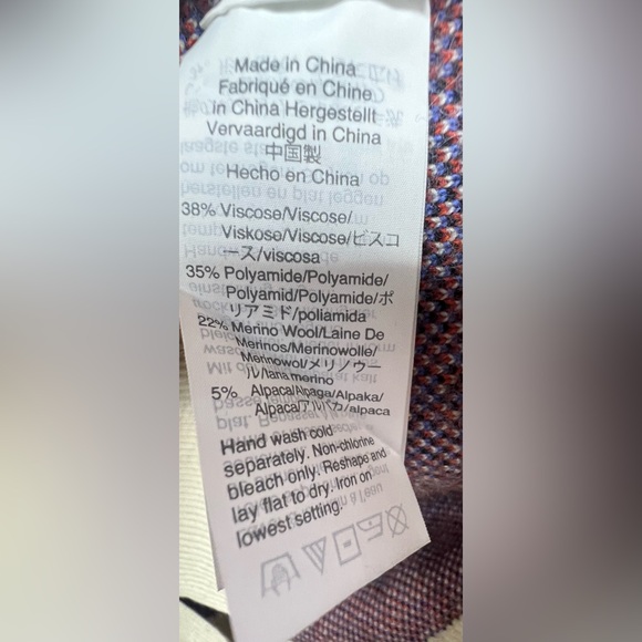 Maxwell-‎ Women's Cherry Pattern Sweater - Cream, Red, and Blue, XSmall - Picture 3 of 6